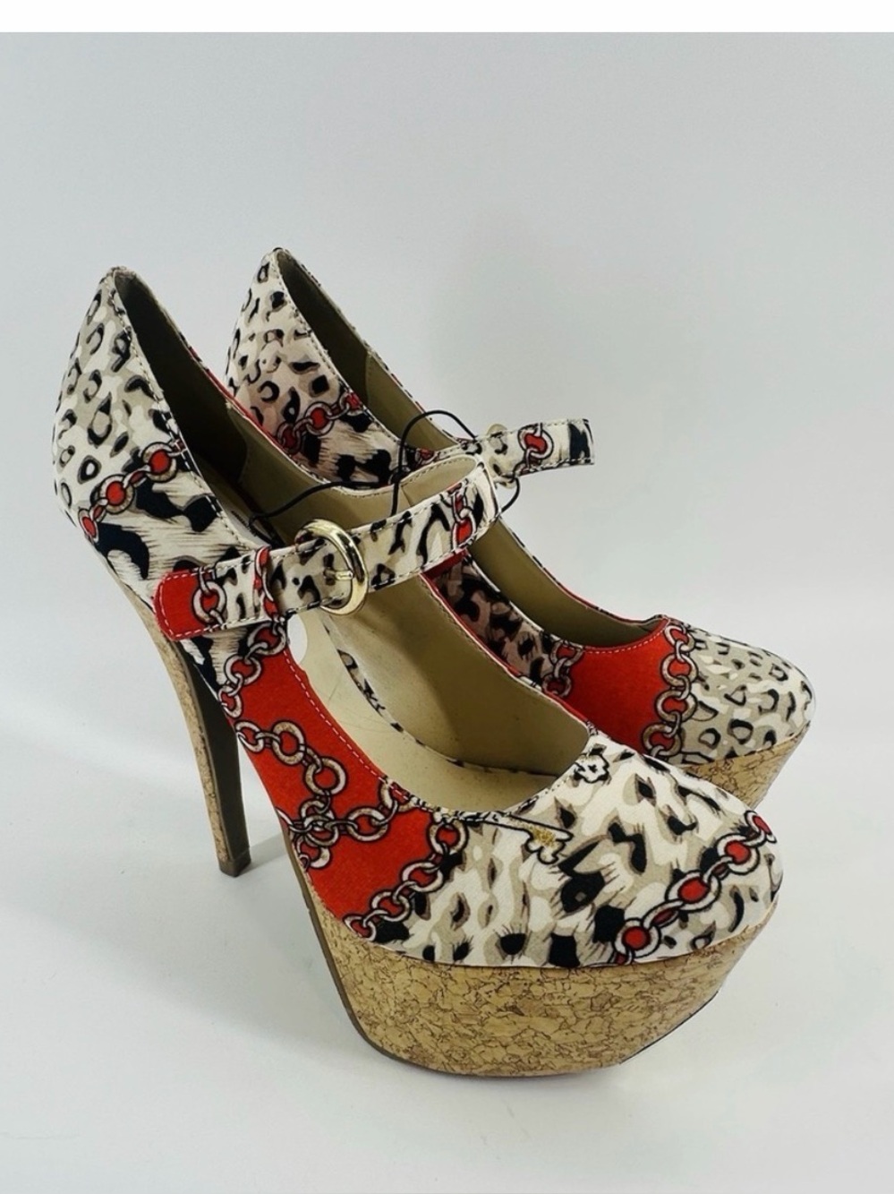 Chinese Laundry Red and White Heels